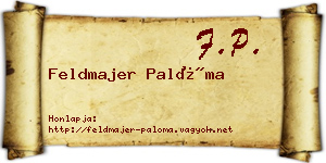 Feldmajer Palóma névjegykártya